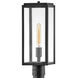 Open Air Max 1 Light 18.5 inch Black Outdoor Post Mount Lantern in Non-LED, Medium