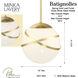 Batignolles 1 Light 10 inch Spring Gold Leaf Mini Pendant Ceiling Light
