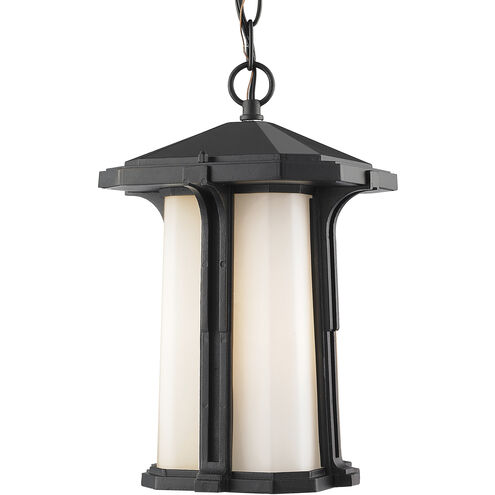 Harbor Lane 1 Light 9 inch Black Outdoor Chain Mount Ceiling Fixture