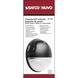 Brentwood LED 9 inch Black Outdoor Wall Pack