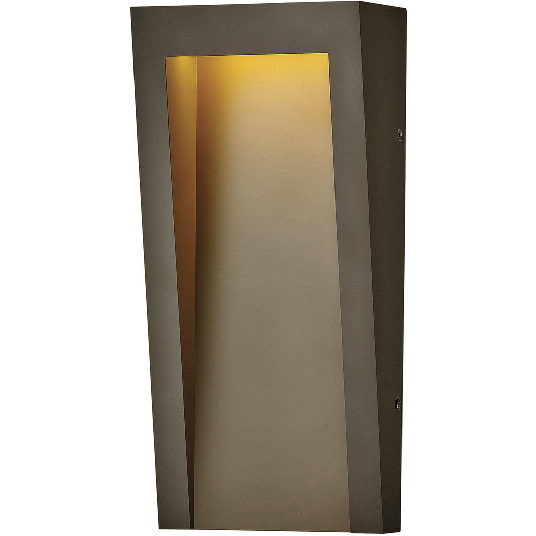 Coastal Elements Taper LED 15 inch Textured Oil Rubbed Bronze Outdoor Wall Mount Lantern