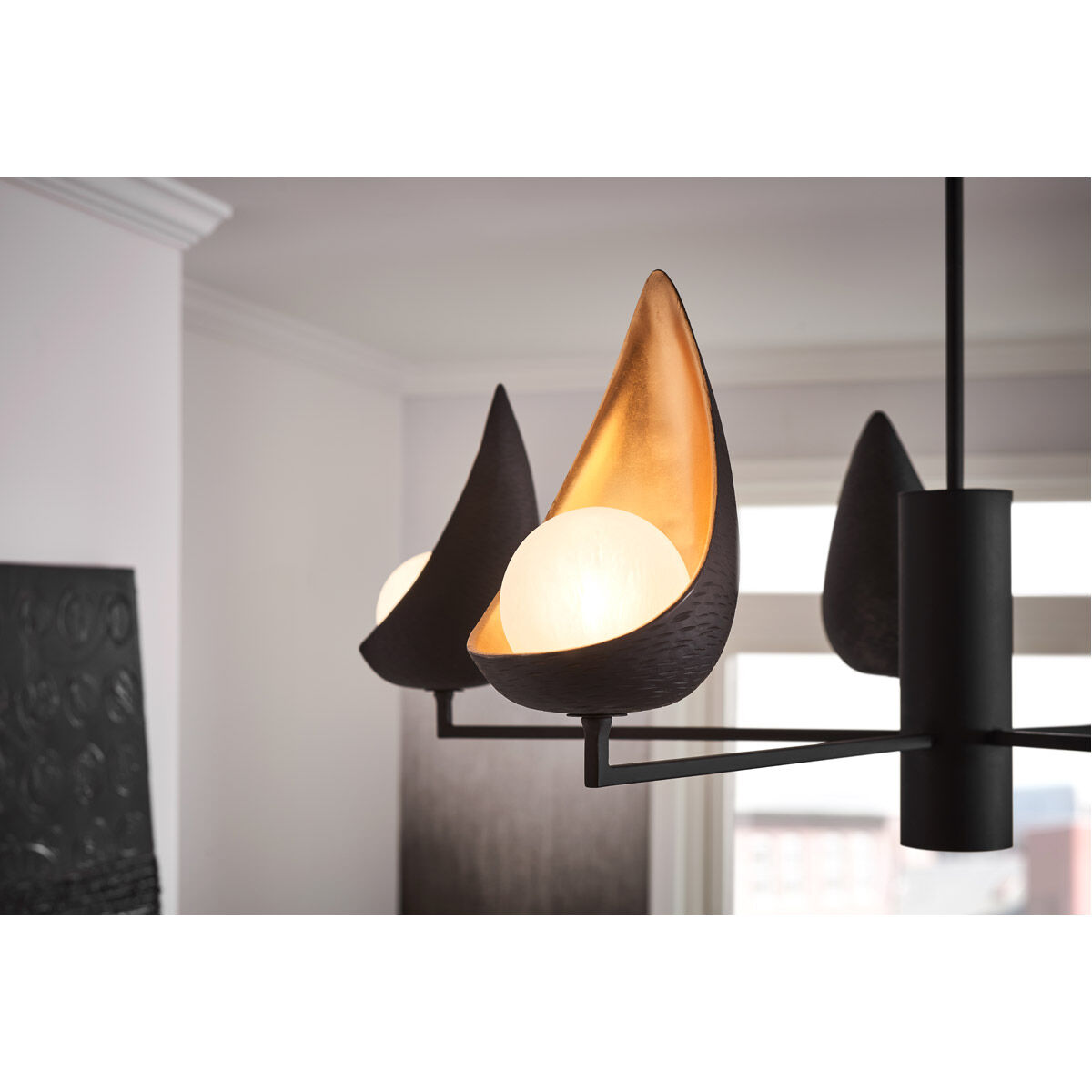 Hinkley 47905BLK Lisa McDennon Ren 6 Light 36 inch Black