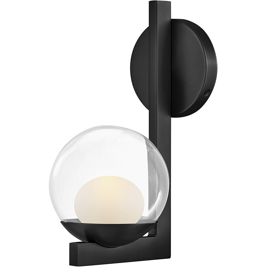 Sunni LED 8.5 inch Black Bath Sconce Wall Light, Medium
