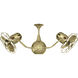 Matthews-Gerbar Vent-Bettina 42 inch Polished Brass Ceiling Fan, Matthews-Gerbar