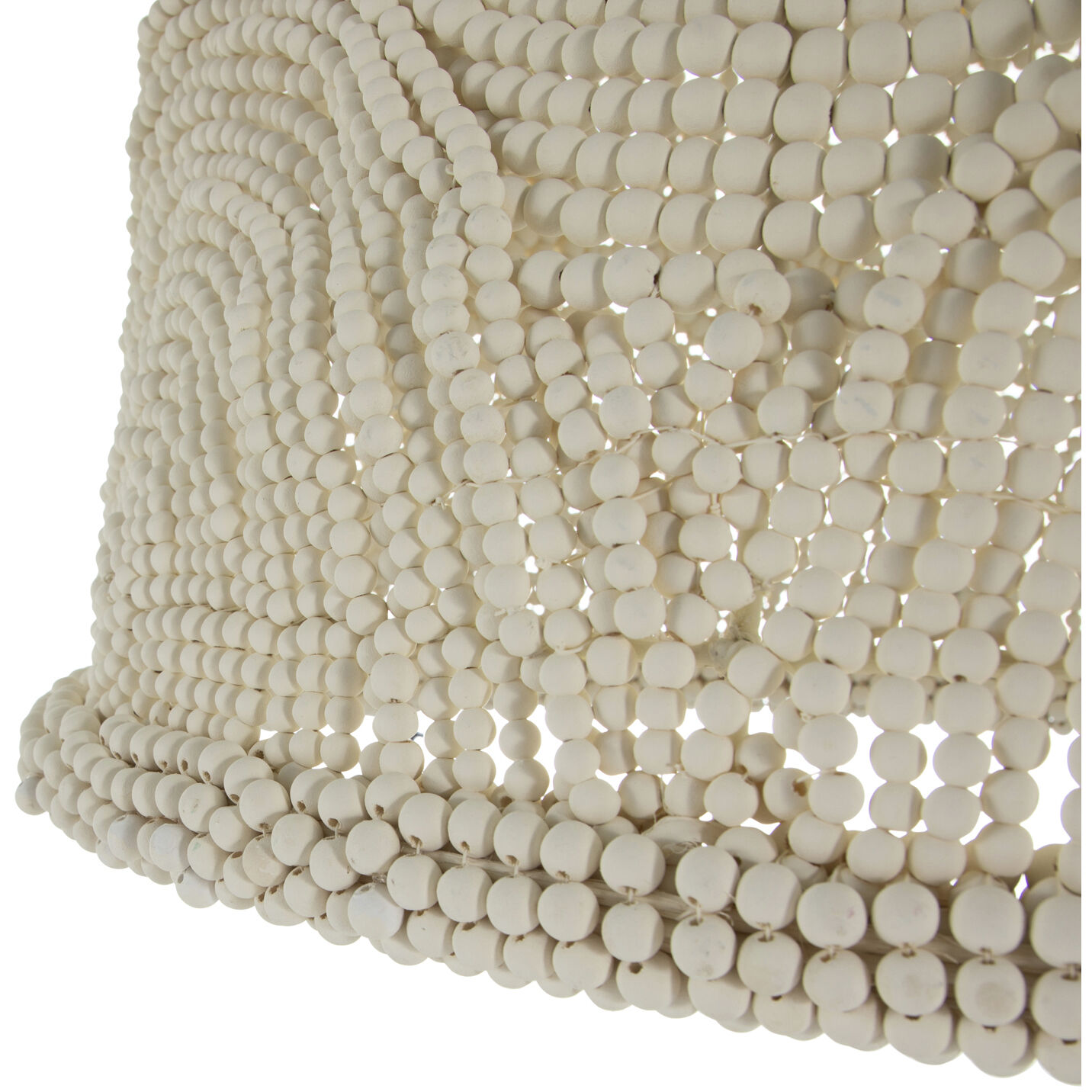 Angelina 4 Light 49 inch Winter White / Natural Chandelier Ceiling Light