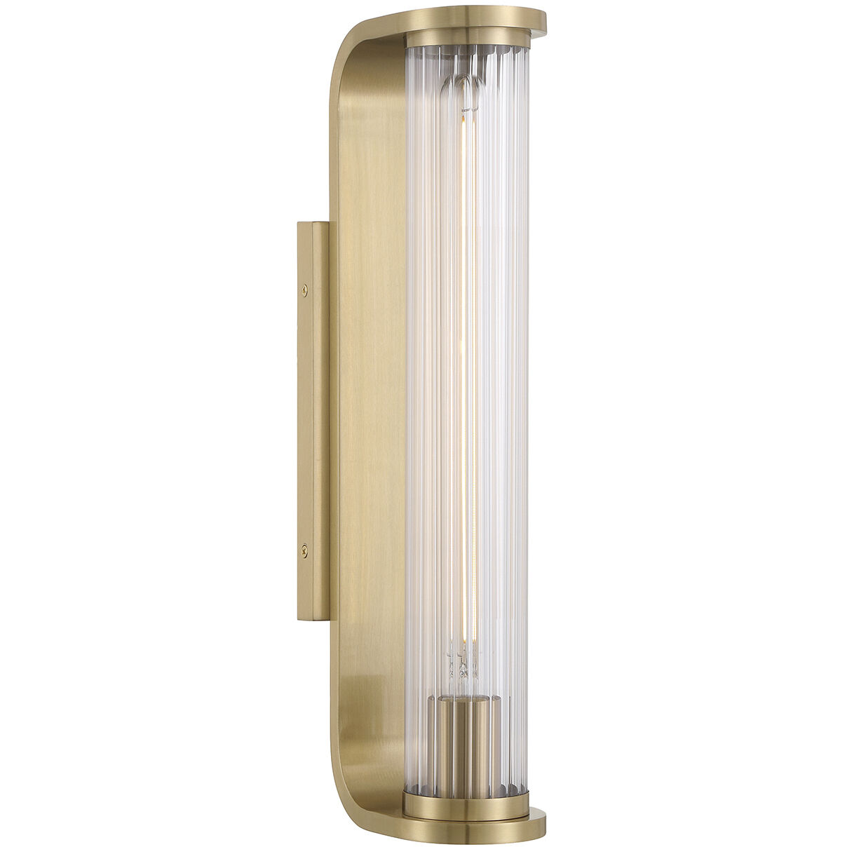 Jarvis Bath Sconce Wall Light in Aged Brass