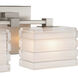 Sardinia 2 Light 17.5 inch Brushed Nickel Bath Vanity Wall Light, Luz Studio