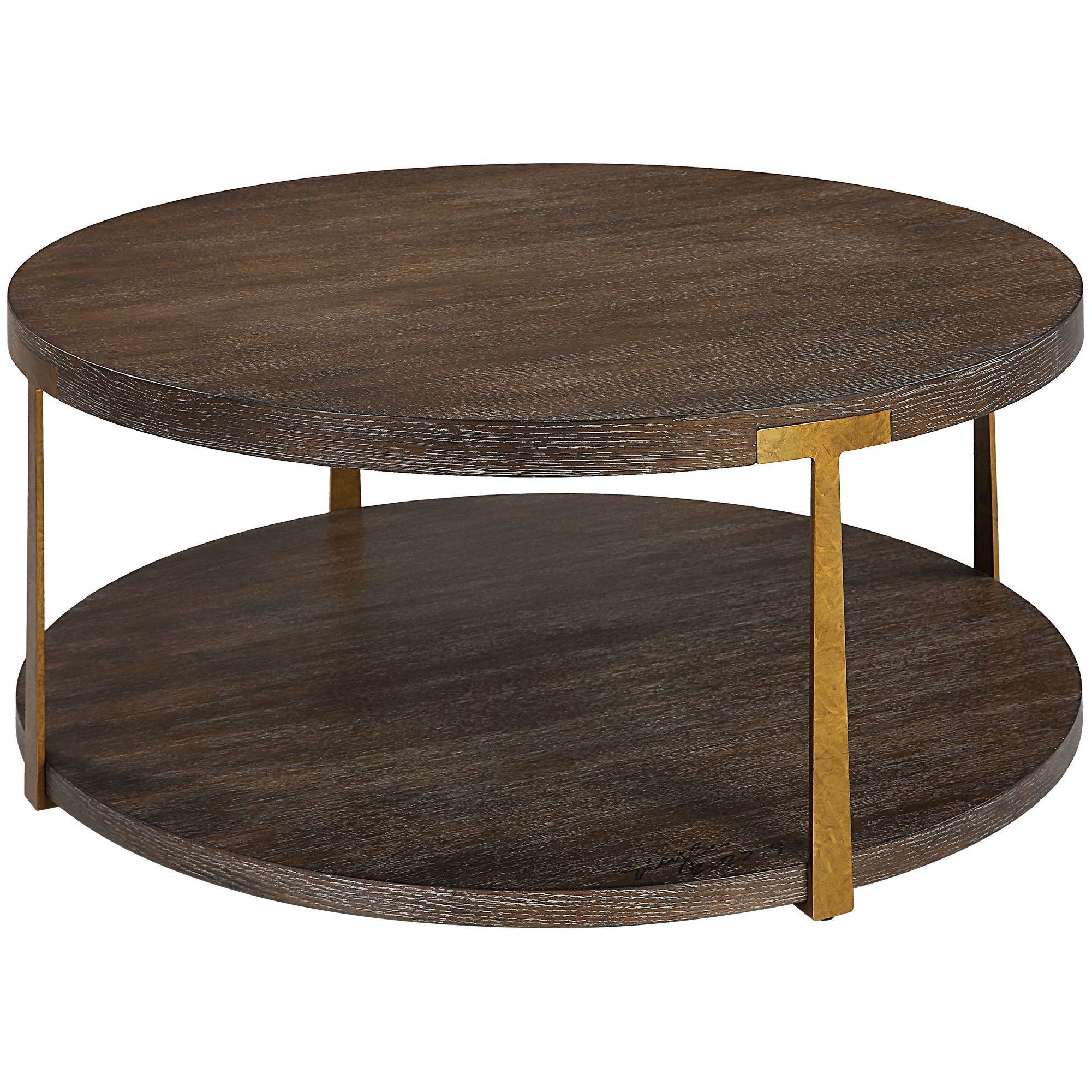 Palisade 40 X 17 inch Coffee and Antique Gold Coffee Table