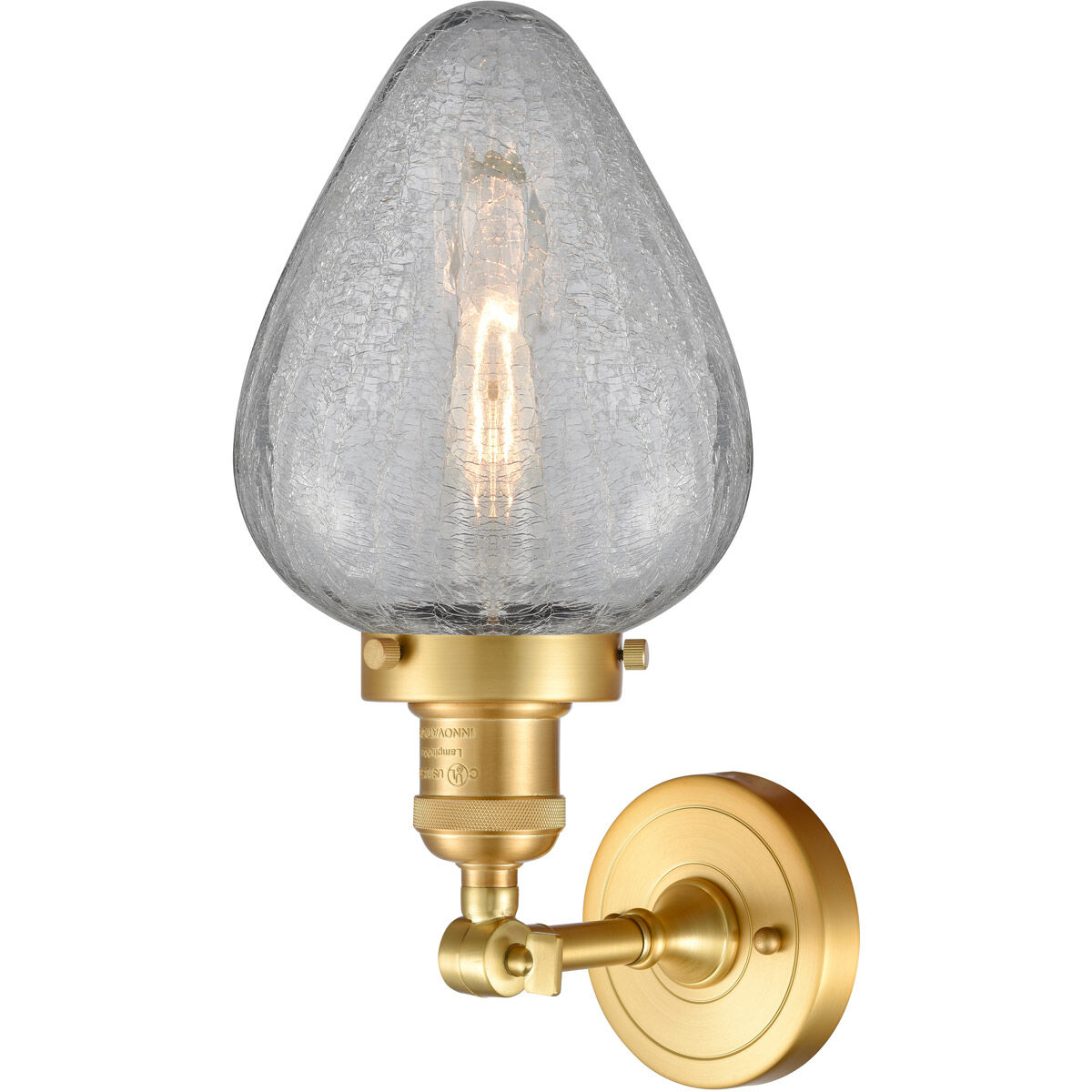 Franklin Restoration Geneseo LED 7 inch Satin Gold Sconce Wall Light, Franklin Restoration
