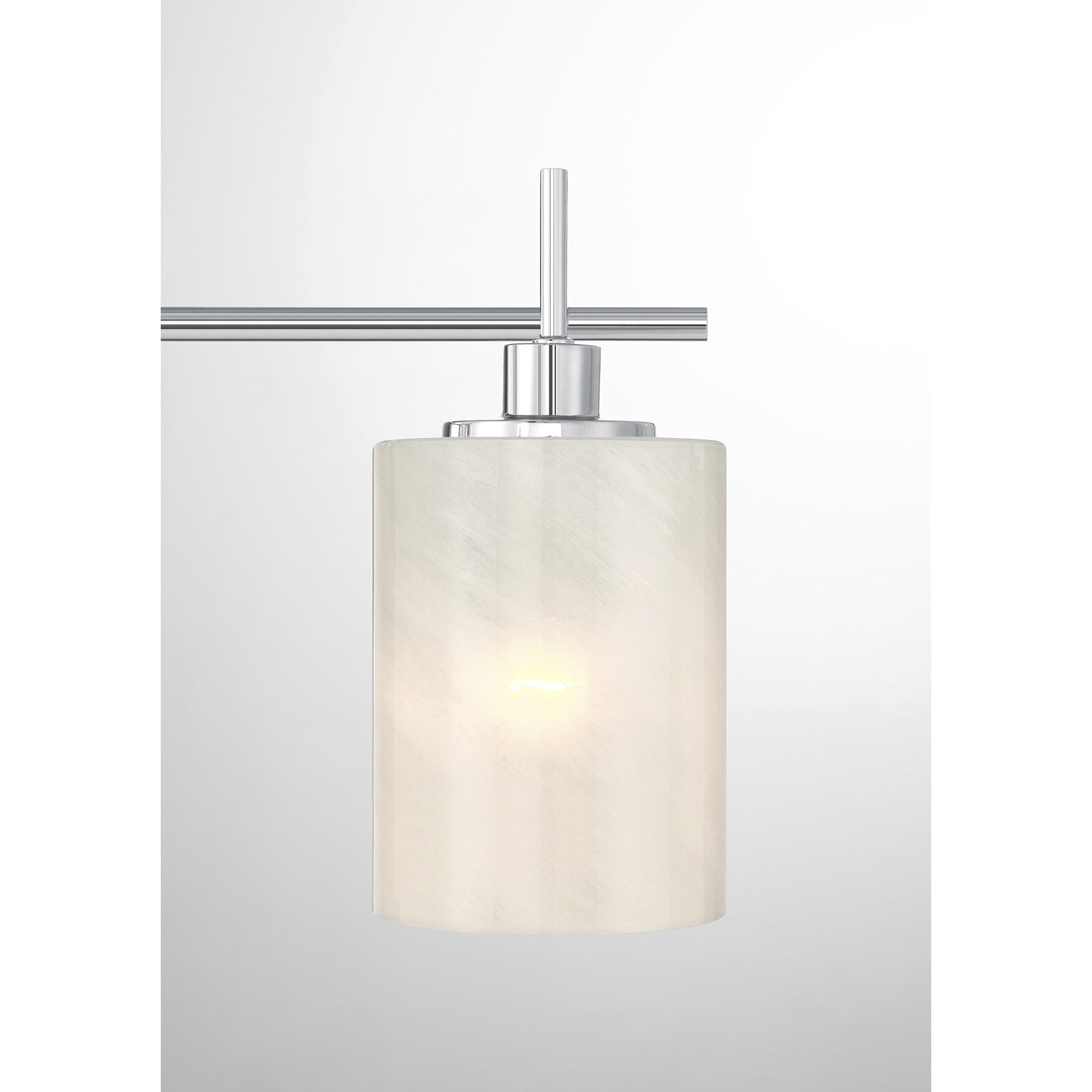 Modern 3 Light 22 inch Chrome Bathroom Vanity Light Wall Light