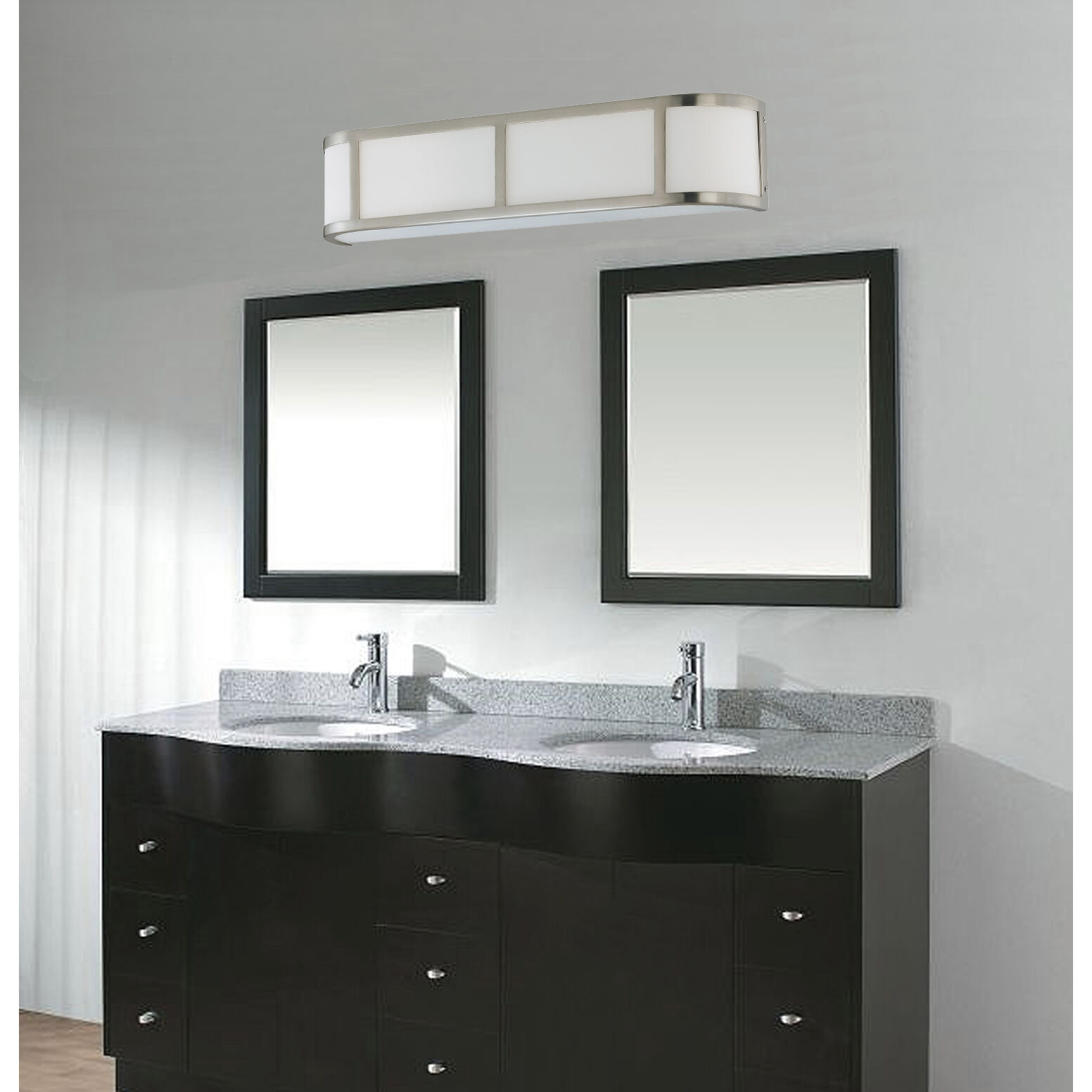 Odeon 3 Light 24 inch Brushed Nickel Wall Sconce Wall Light