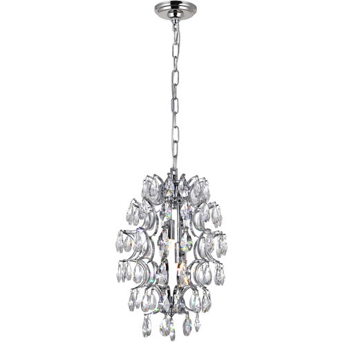 Charismatic 2 Light 9 inch Chrome Down Mini Pendant Ceiling Light