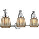 Franklin Restoration Chatham 3 Light 28 inch Polished Chrome Bath Vanity Light Wall Light in Mercury Glass, Franklin Restoration