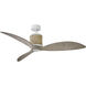 Marin 60 inch Matte White with Weathered Wood Blades Fan
