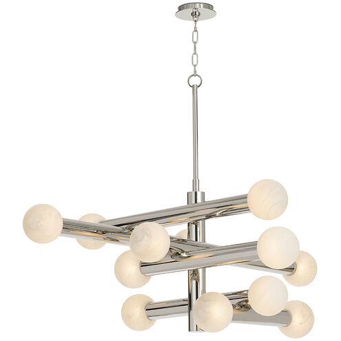 Dion LED 40.5 inch Polished Nickel Chandelier Ceiling Light