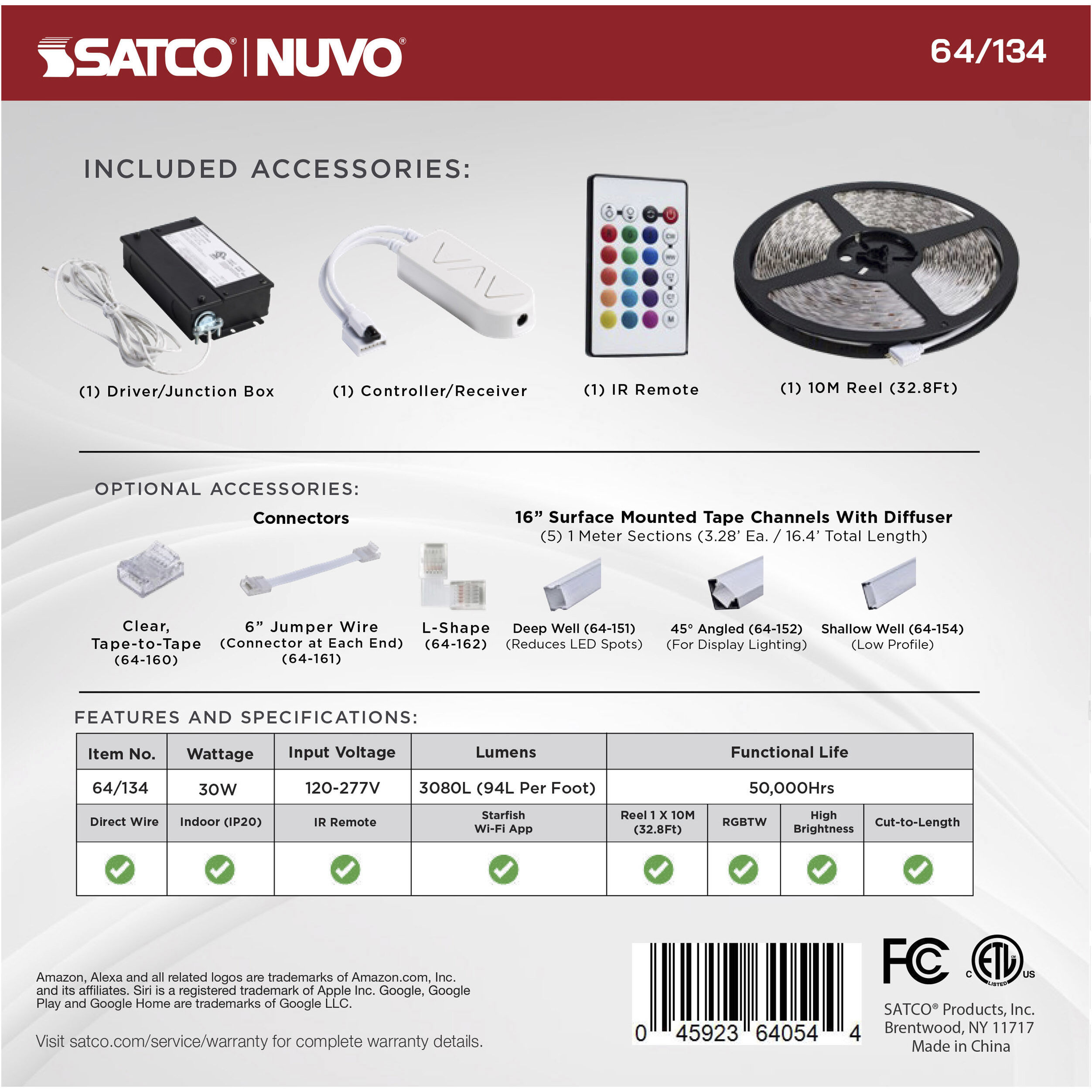 Dimension White 2700K 393.7 inch Tape Light