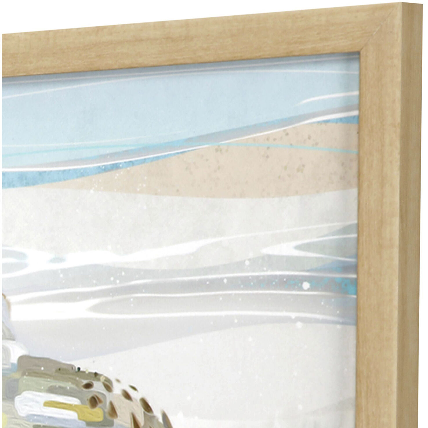 Waterside 18 X 18 inch Non-Glass Framed Art, Propac