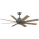 Levon Custom Natural 21.87 inch Each Fan Blades, for 52 inch blade sweep