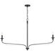 Velena 2 Light 7.5 inch Dark Matte Black Chandelier Ceiling Light