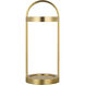 Kelly by Kelly Wearstler Cerne 17 inch 2.20 watt Hand Rubbed Antique Brass Rechargeable Table Lamp Portable Light