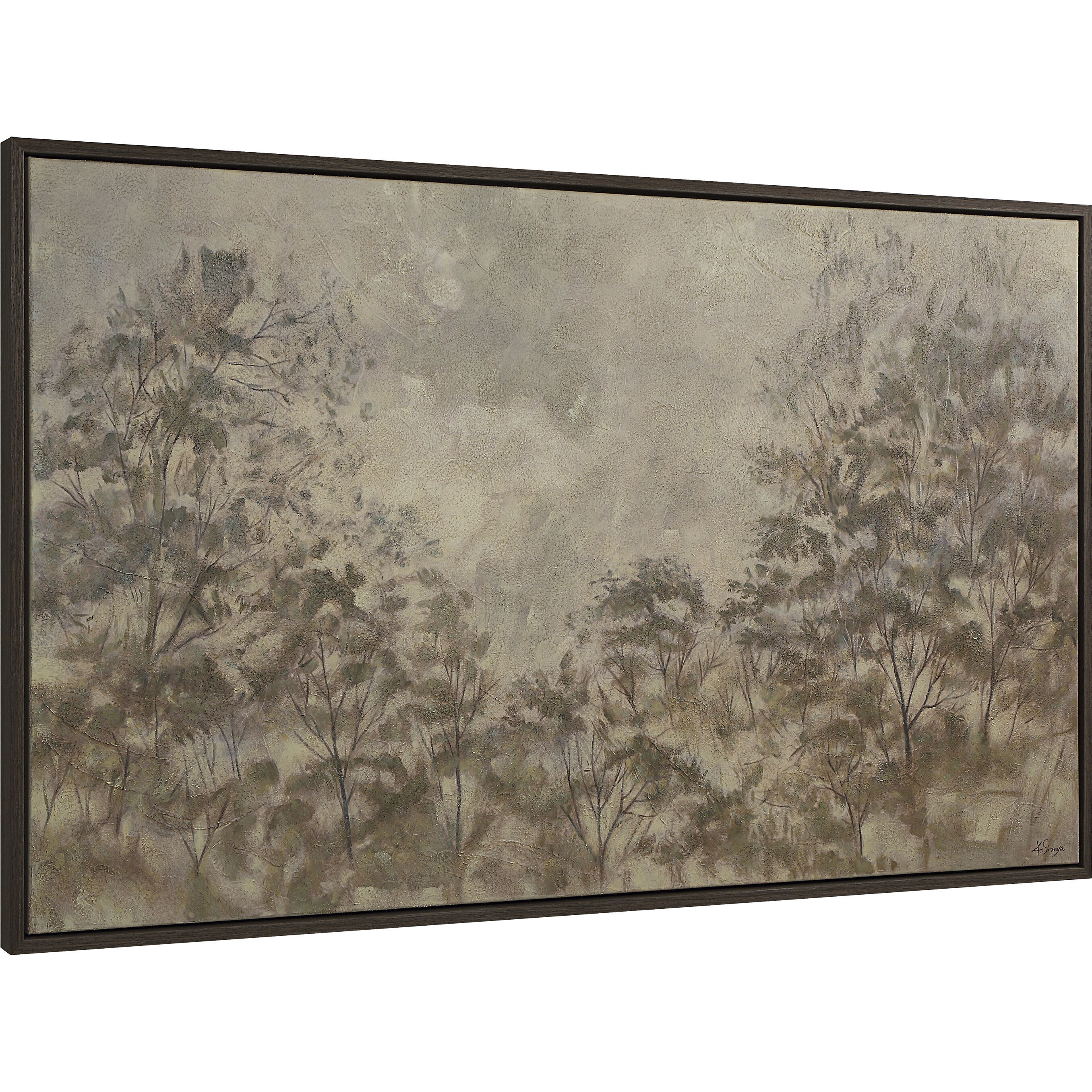 Toulouse Dark Brown Canvas Art