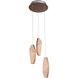 Bejamin LED 11 inch Patina Aged Brass Mini Pendant Ceiling Light