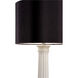 Biltmore 37 inch 100 watt Marble Dust Table Lamp Portable Light