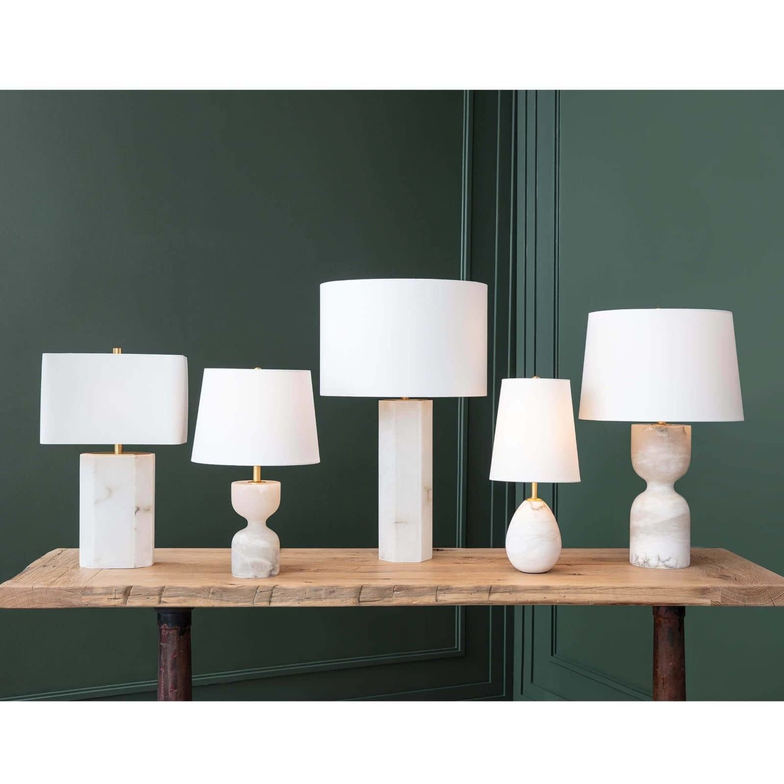 Stella 26.75 inch 150.00 watt Natural Stone Table Lamp Portable Light
