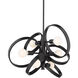 Sloane 6 Light 26.38 inch Matte Black Semi-flush Ceiling Light