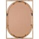 Baarlo 33.5 X 23.5 inch Natural with Clear Wall Mirror