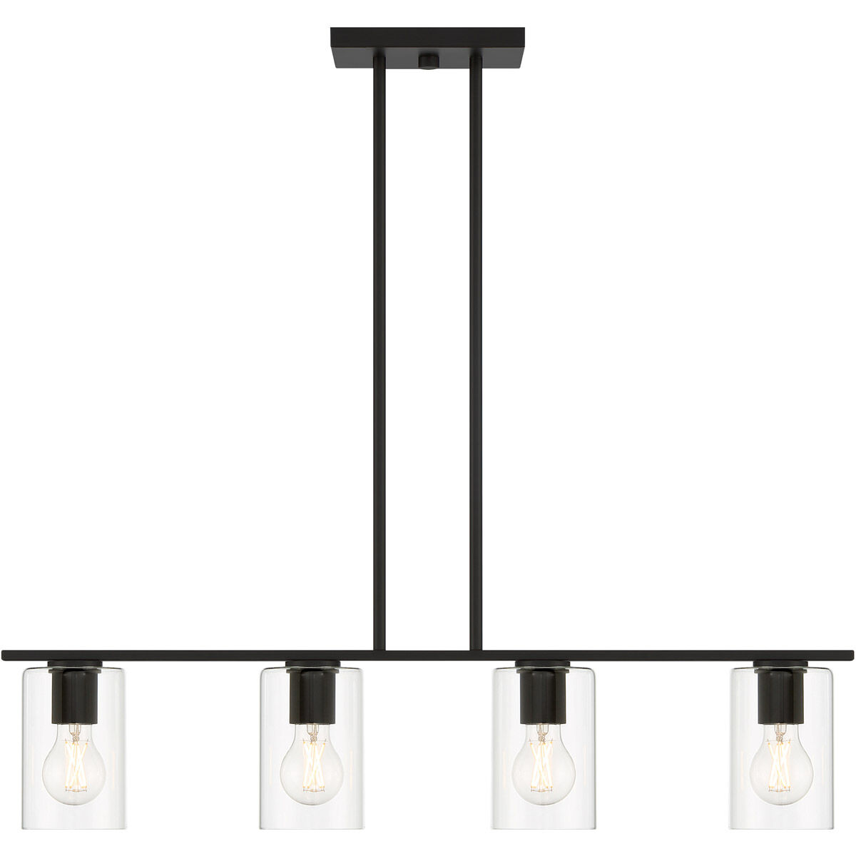 Oslo LED 4 inch Matte Black Pendant Ceiling Light