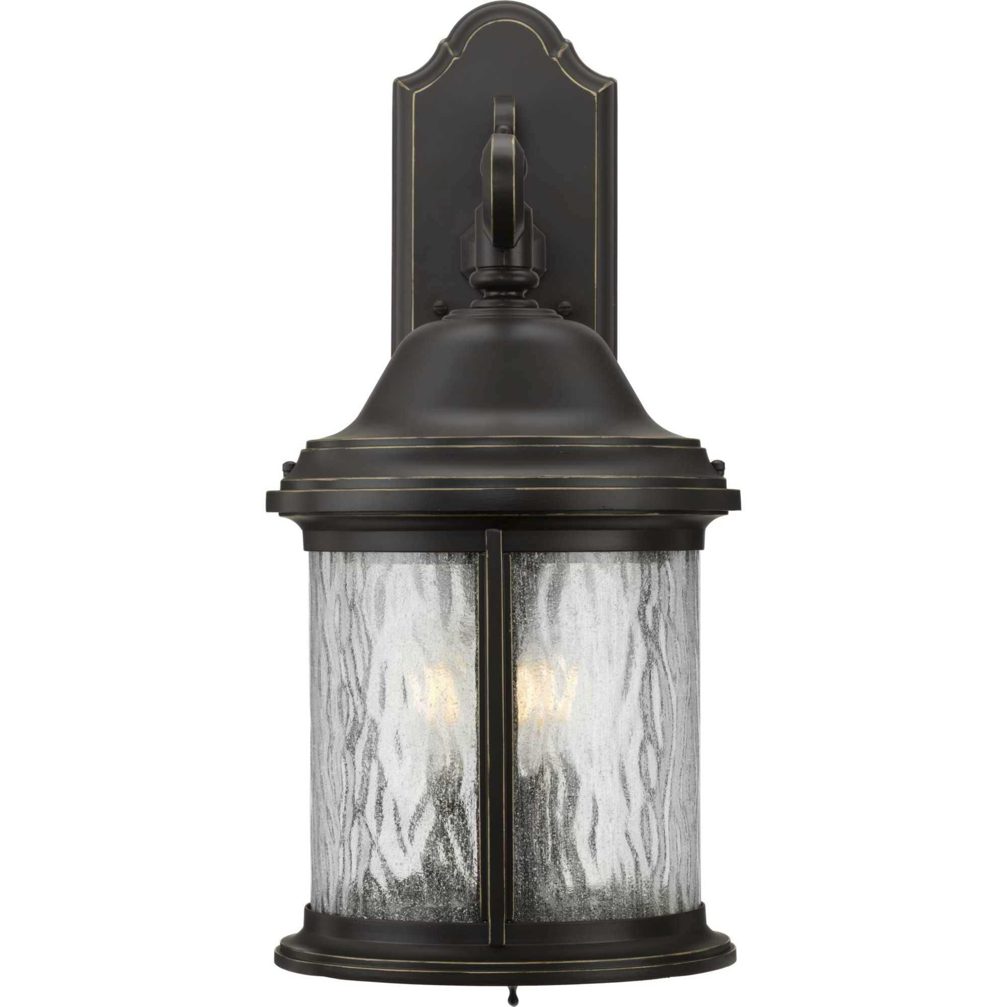 Ashmore 3 Light 21 inch Antique Bronze Outdoor Wall Lantern