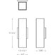 Brooklyn LED 3.95 inch White ADA Sconce Wall Light, Adjustable Cylinder