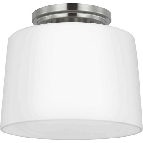 Adley 1 Light 8.62 inch Brushed Nickel Flush Mount Ceiling Light