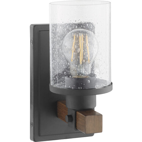 Alpine 1 Light 4.5 inch Textured Black Walnut Wall Mount Wall Light