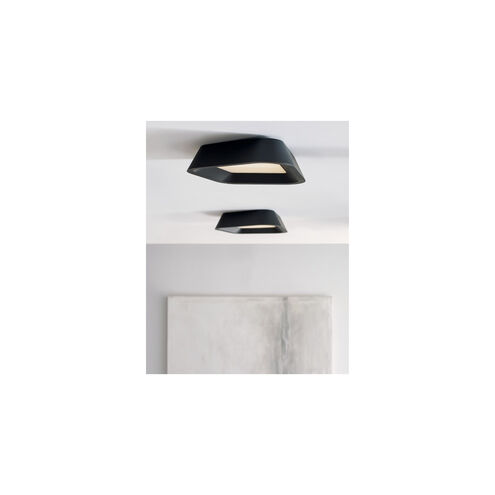 Sean Lavin Rhonan LED 13.3 inch Nightshade Black Flush Mount Ceiling Light, Integrated LED