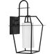 Chilton 1 Light 22 inch Textured Black Outdoor Wall Lantern