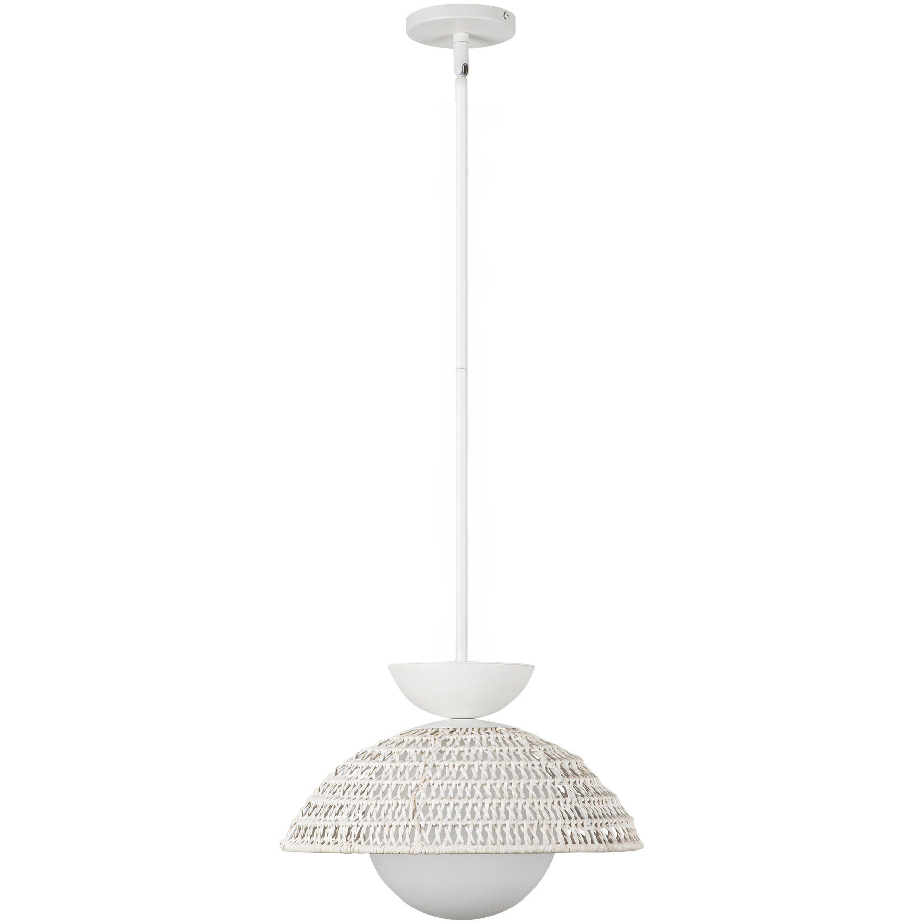Alora Mood Perth Pendant Ceiling Light in White