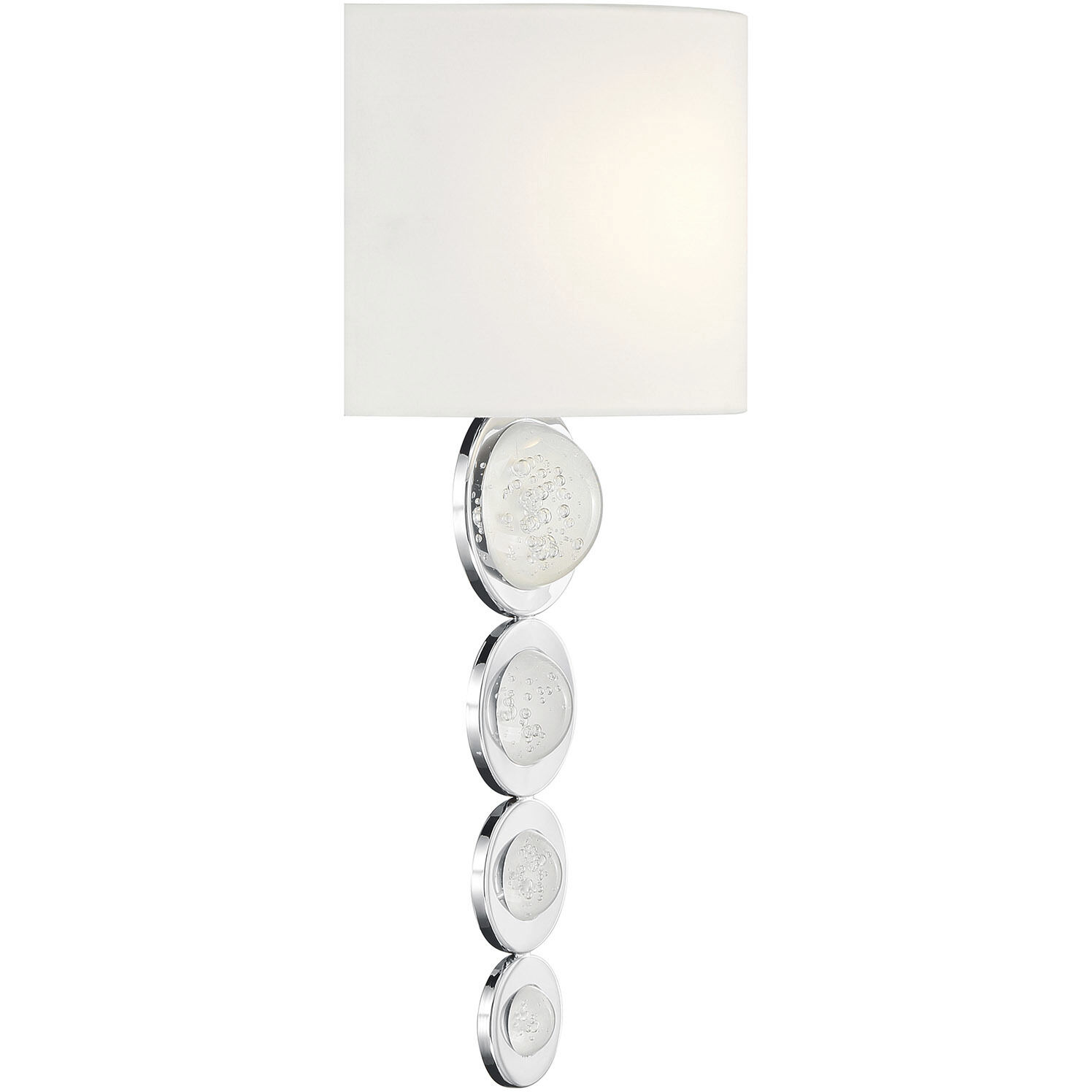 Marseille Wall Sconce Wall Light in Chrome