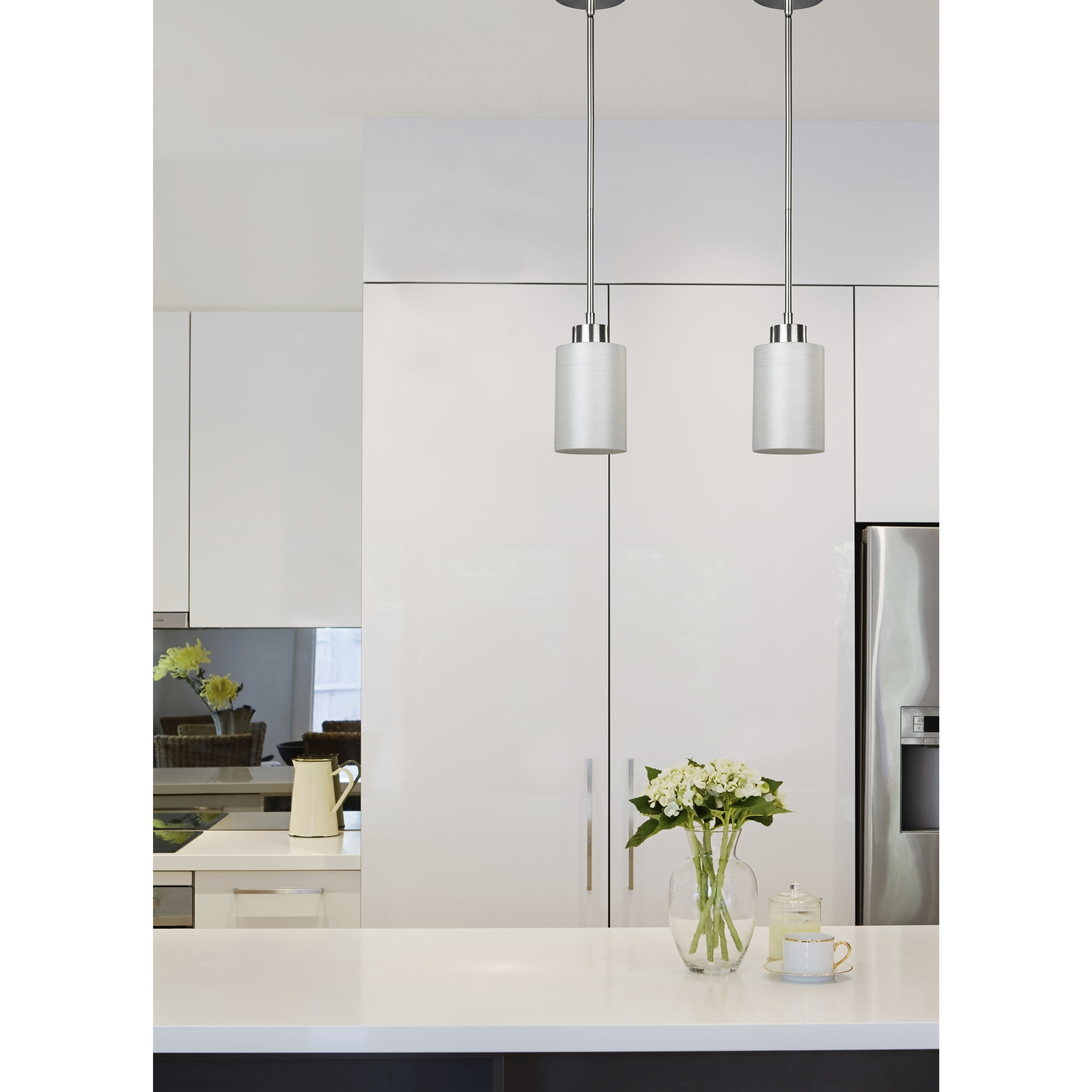 Madison 1 Light 4.75 inch Brushed Pewter Pendant Light Ceiling Light