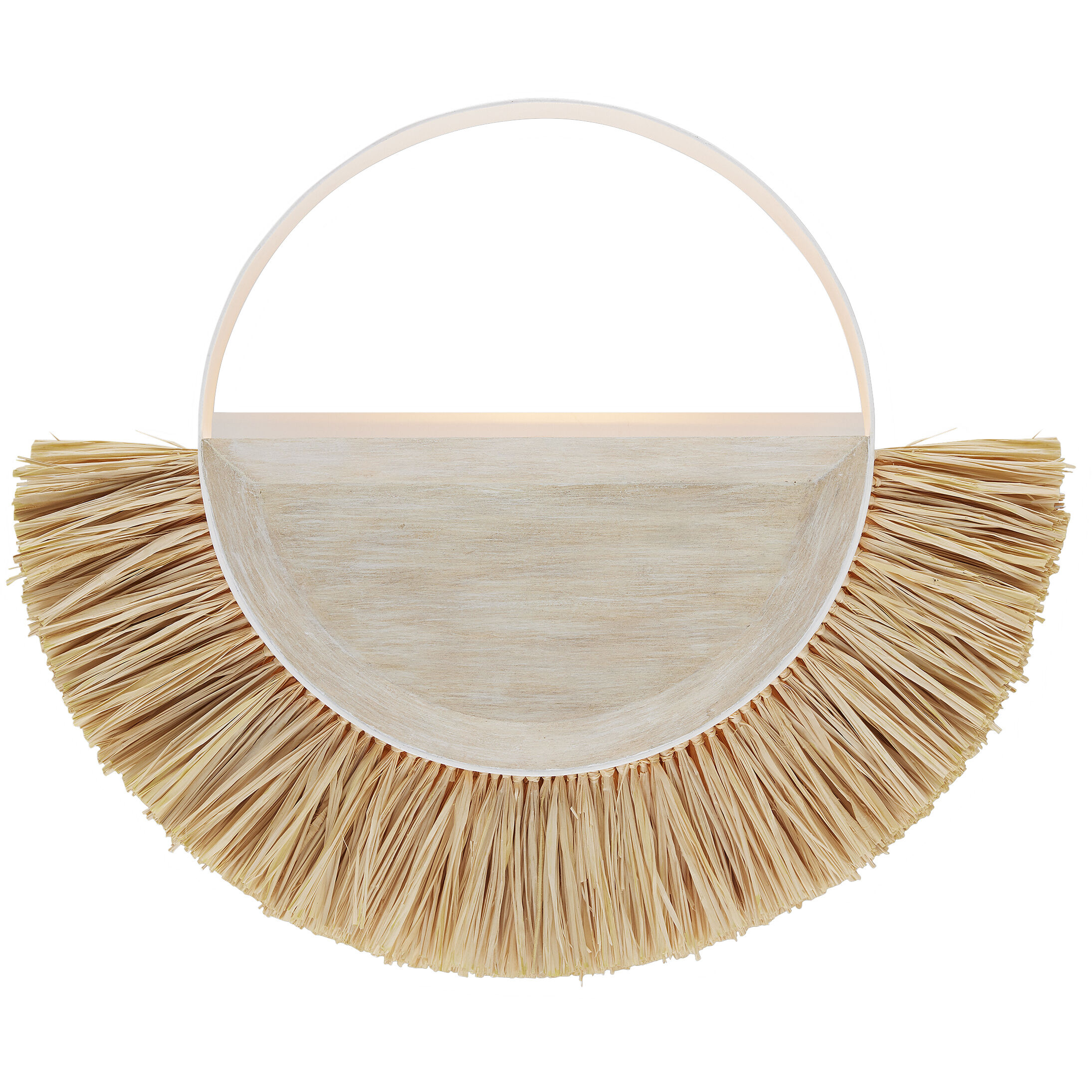 Raffia sconce cheap