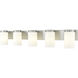 Burk 5 Light 38 inch Brushed Nickel Bath Vanity Light Wall Light