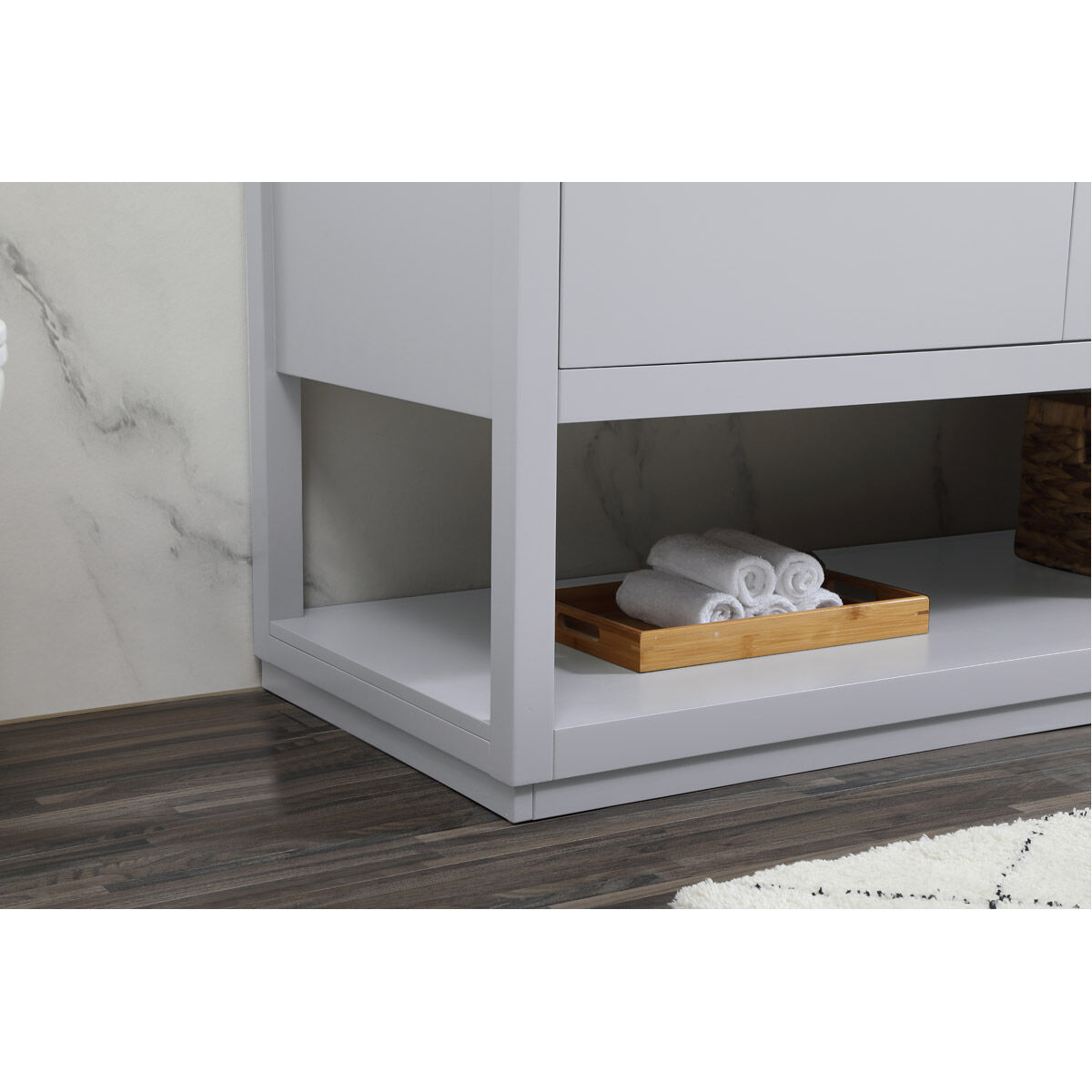 Larkin 60 X 22 X 34 inch Grey Vanity Sink Set