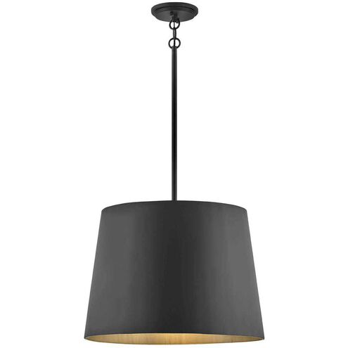 Open Air Alder 1 Light 20 inch Black Outdoor Pendant