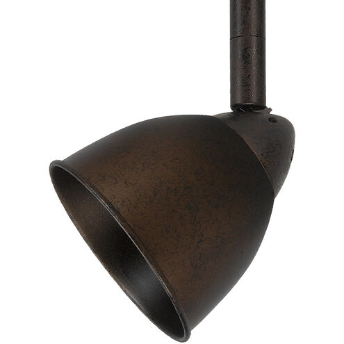Serpentine 1 Light 120V Brushed Steel Track Head Ceiling Light