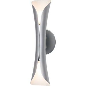 Renzo 2 Light 5 inch Brushed Aluminum Wall Sconce Wall Light