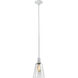 Zigrina 1 Light 7.13 inch Matte White Pendant Ceiling Light