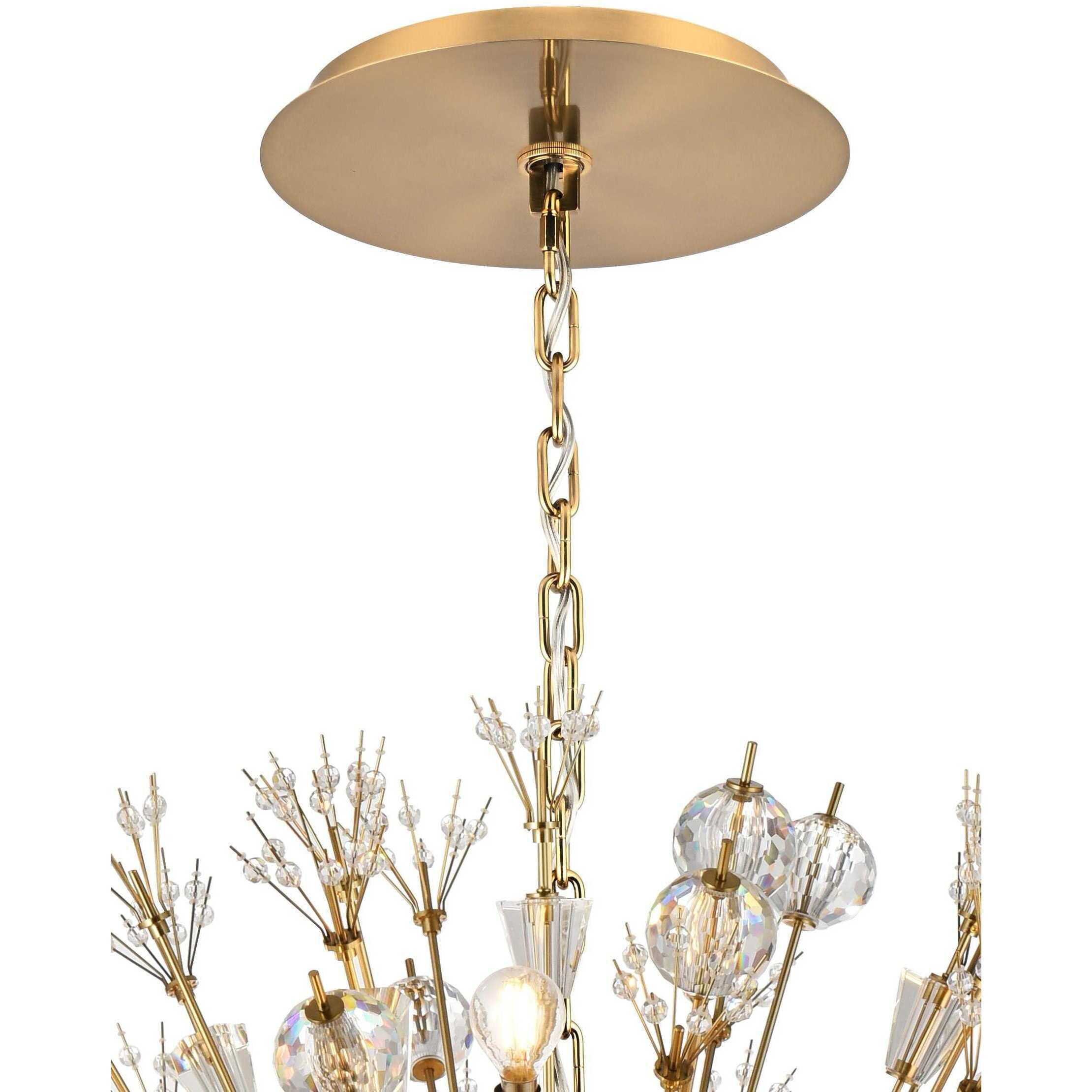 Vera 32 Light 44 inch Gold Pendant Ceiling Light