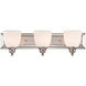 Springfield 3 Light 24 inch Brushed Nickel Bath Vanity Wall Light