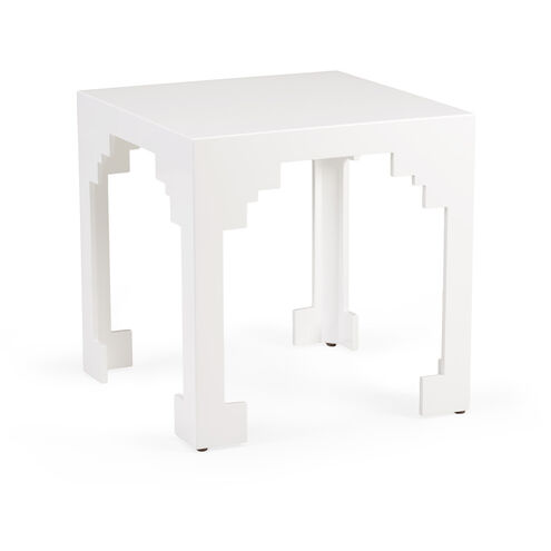 Chelsea House 22 X 22 inch White Side Table, Large